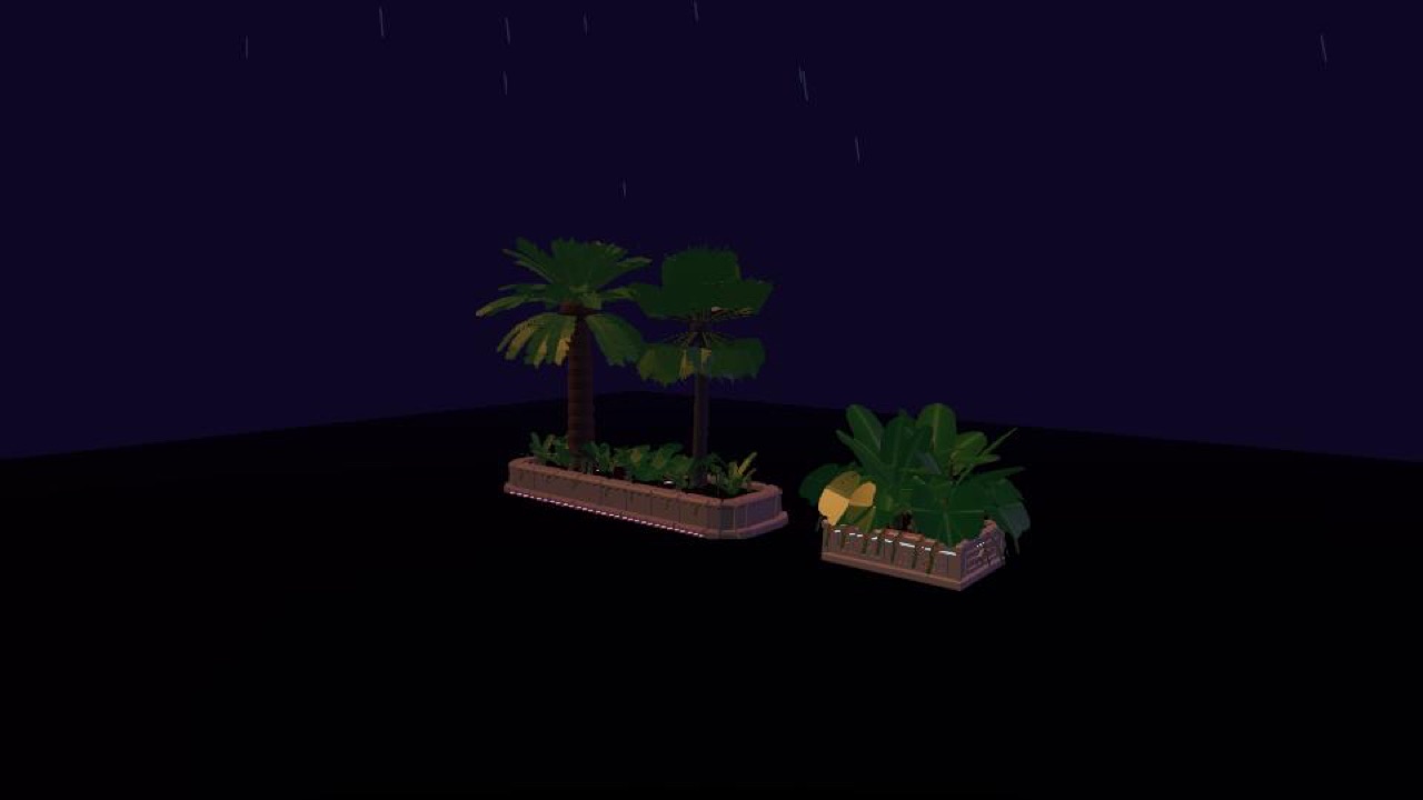 Palms and tropical planters, the lane's best accepted capture